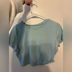 Wild Fable Sky Blue Crop Top